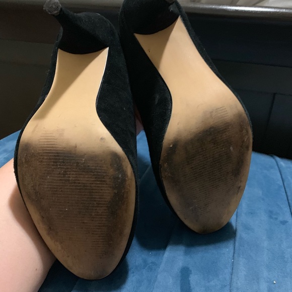 Steve Madden sz 9 black, round toe heels - Picture 5 of 5